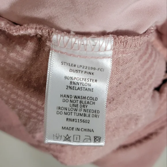 Solai The Label Dusty Pink Ribbed Romper Resort Wear Size Medium - Picture 10 of 10